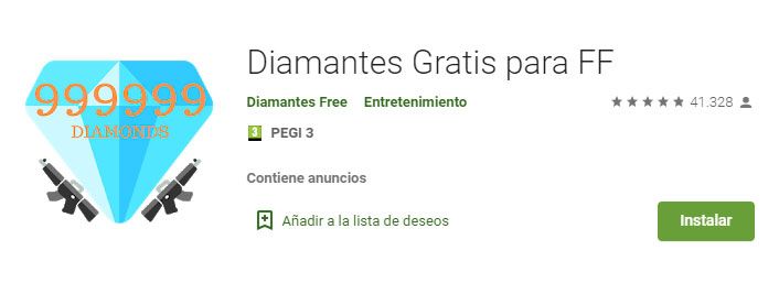 diamantes gratis para Free fire con app