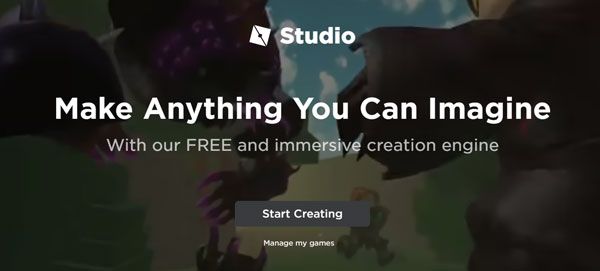 roblox studio for game creation