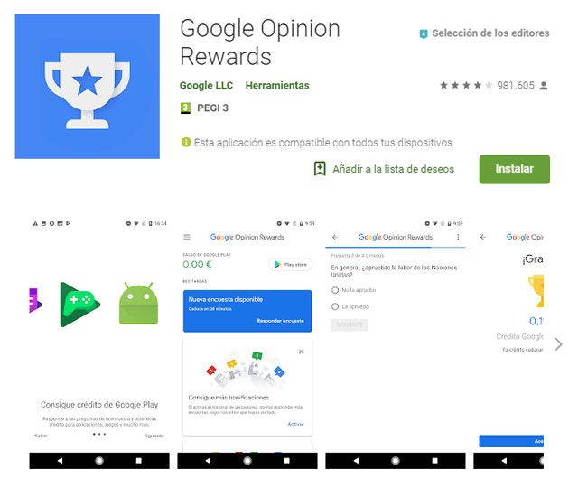 google-opinion-rewards-para-ganar-dinero-en-apps